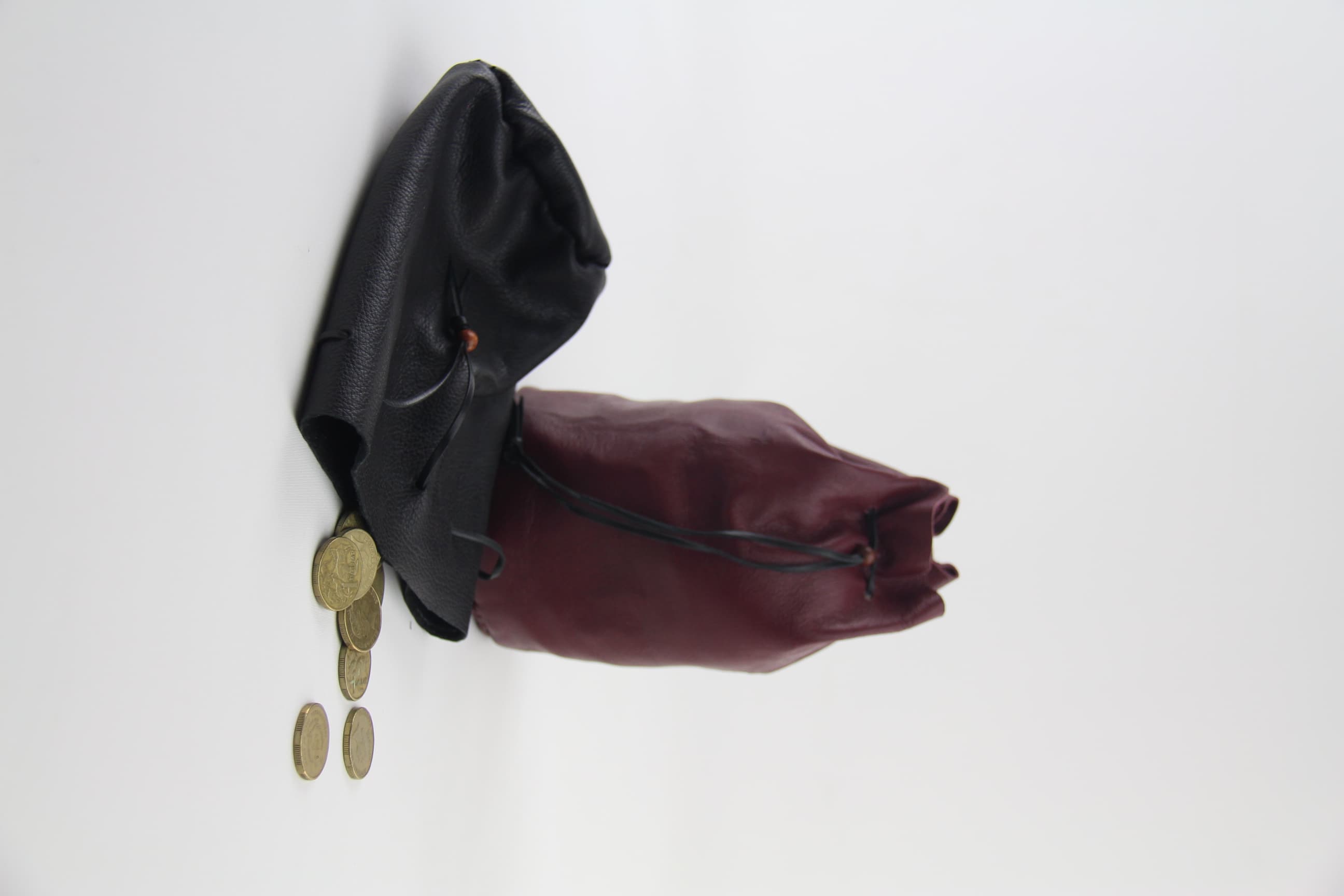 Leather Coin Bag - Detail View