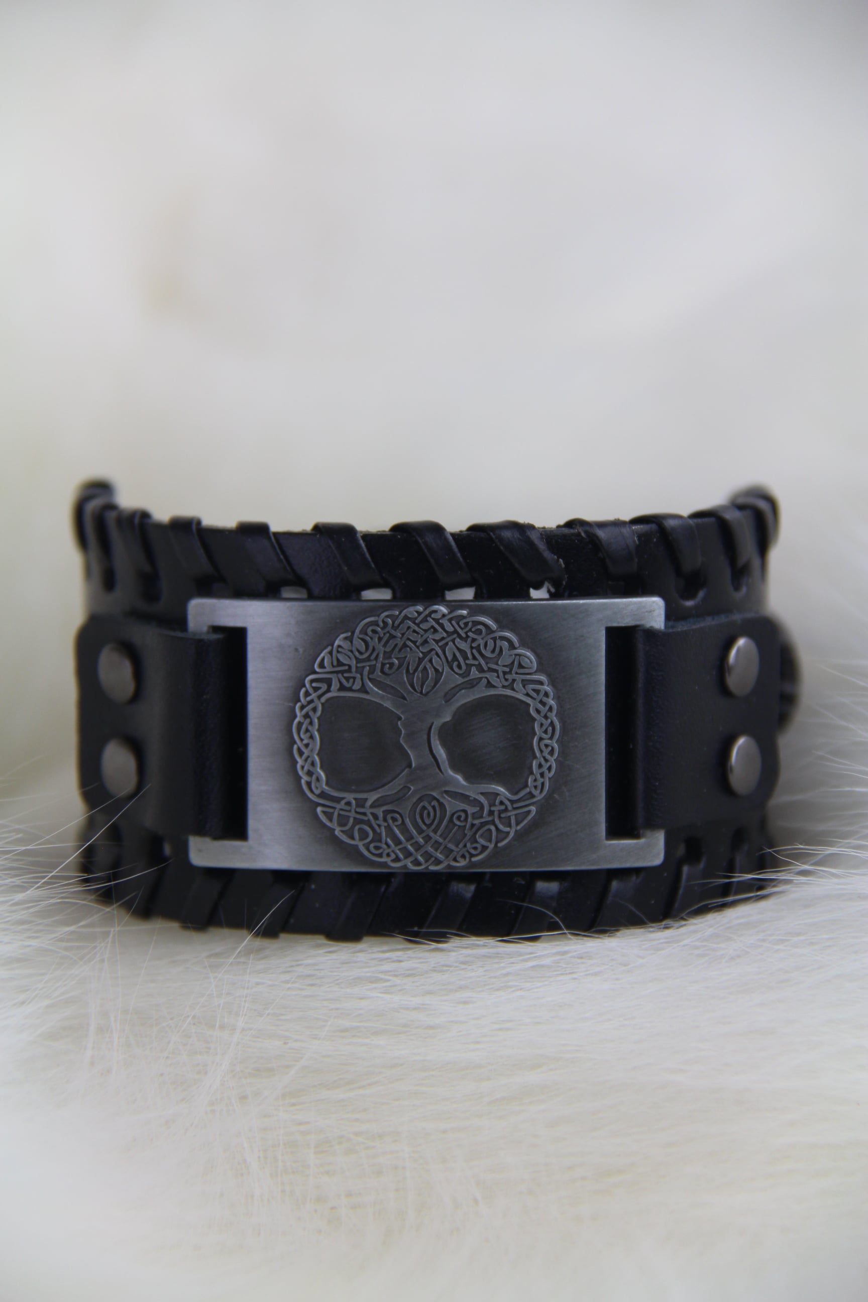 Nordic Tree of Life Bracelet Detail